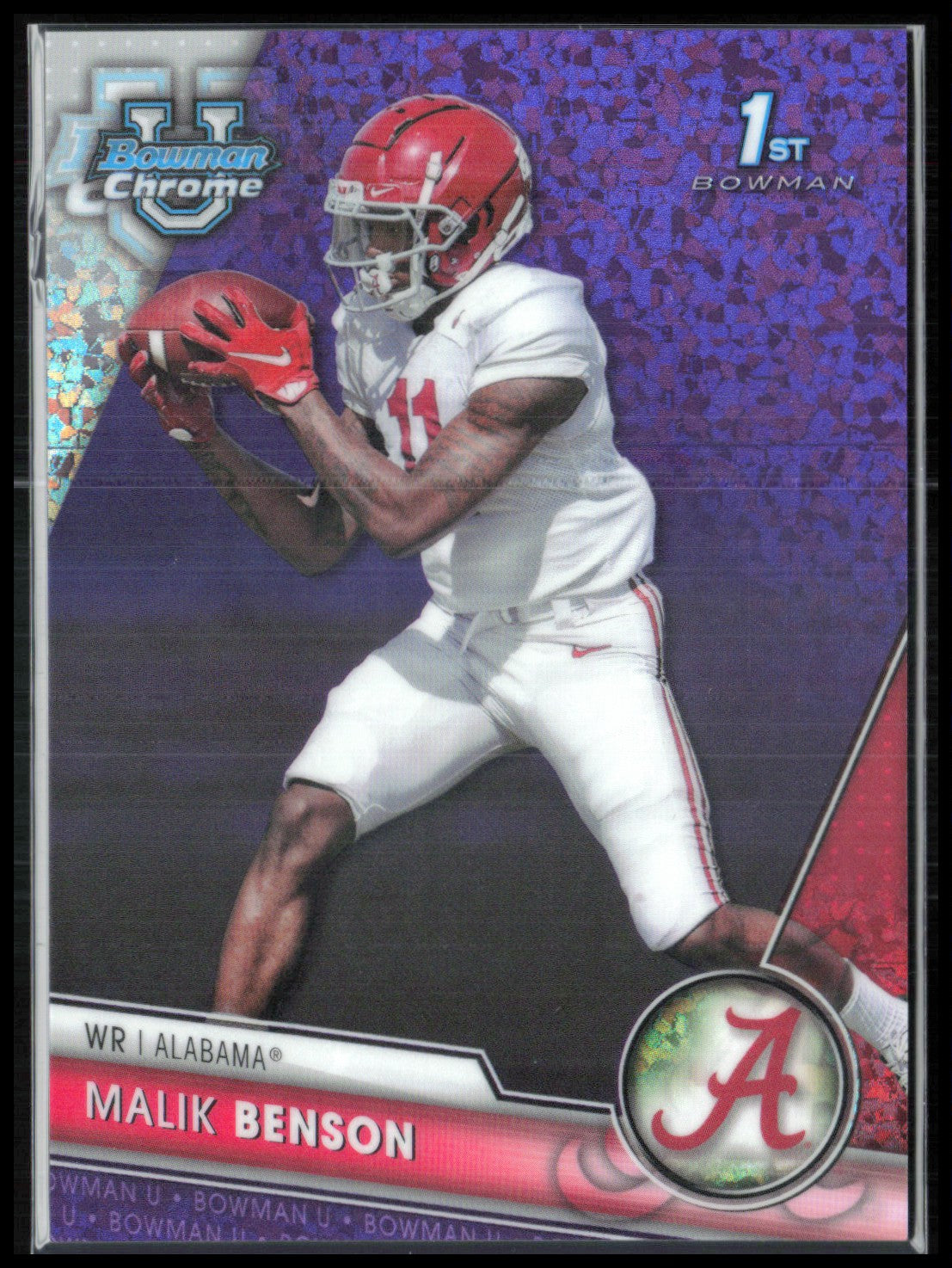 Malik Benson 1st Bowman Purple Mini Diamond /399