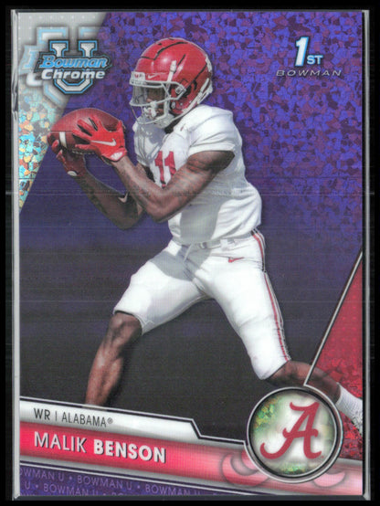 Malik Benson 1st Bowman Purple Mini Diamond /399