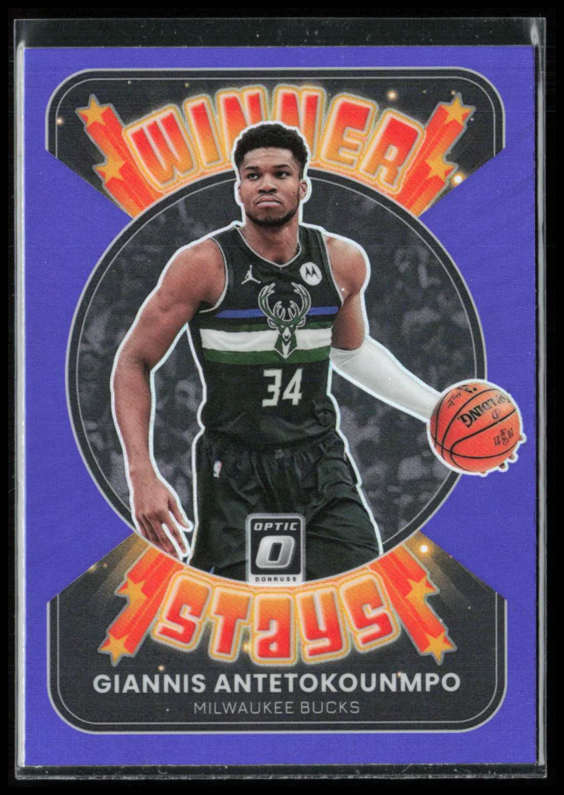 Giannis Antetokounmpo Purple Holo