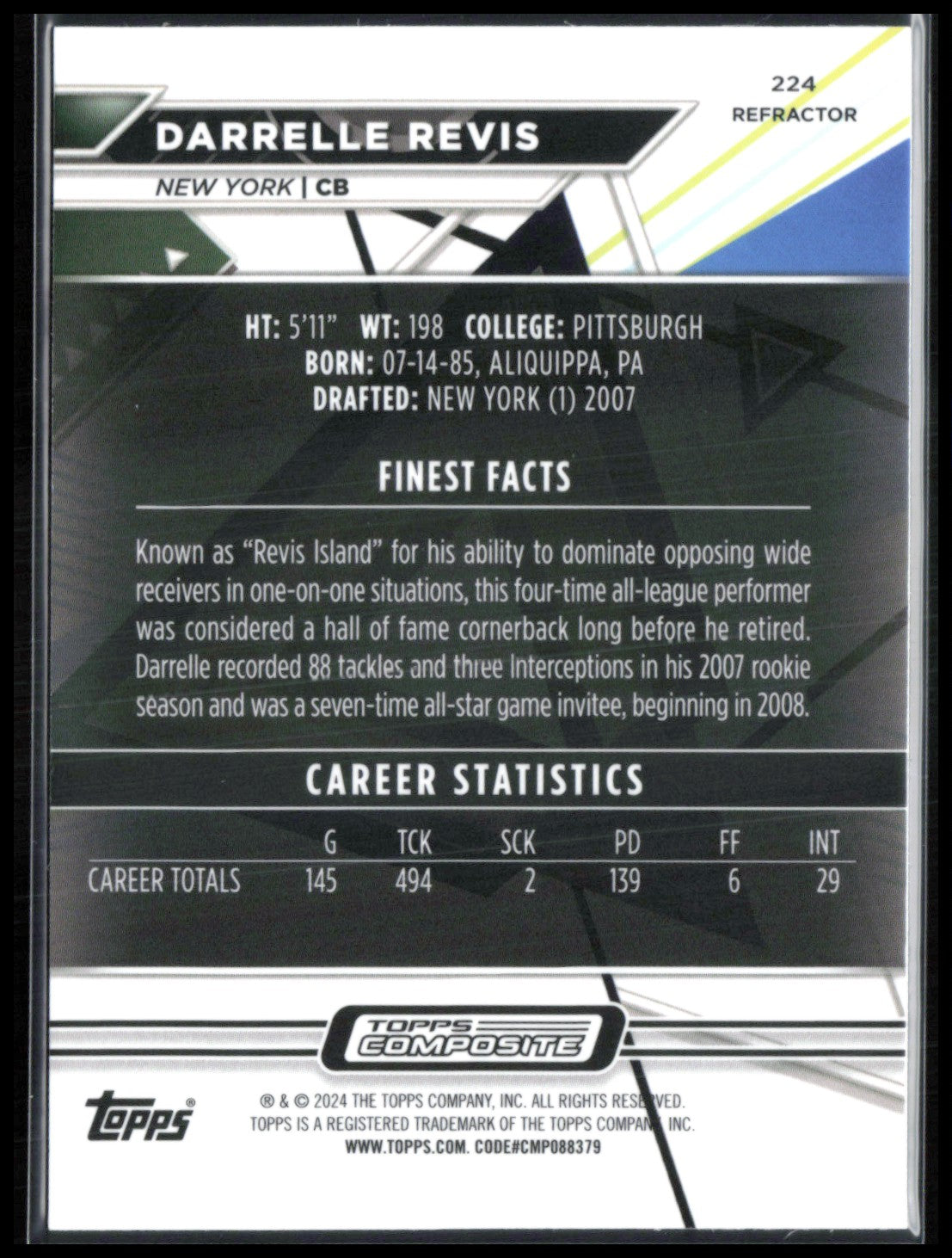 Darrelle Revis Refractor