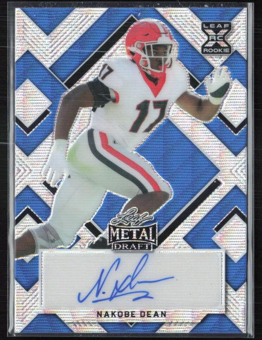 Nakobe Dean RC Auto /25 Metal Draft