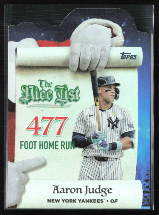 Aaron Judge The Nice List Die-Cut