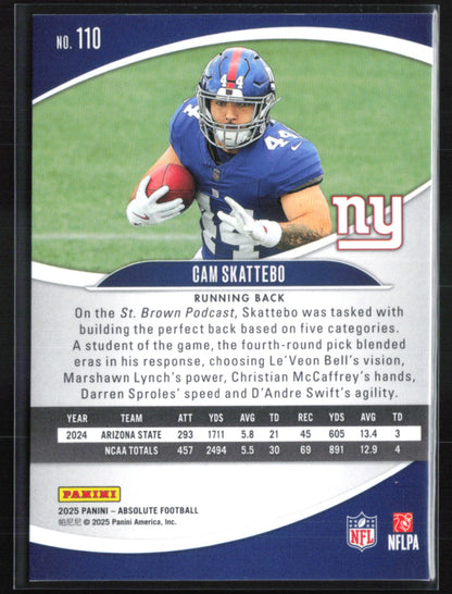 Cam Skattebo RC Red White Blue Foil