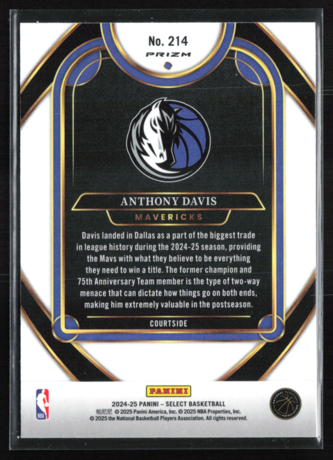 Anthony Davis Red Wave Courtside