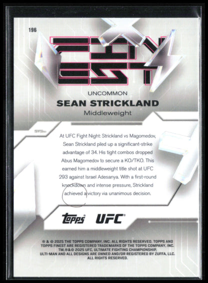Sean Strickland /175 Uncommon