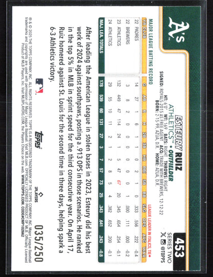Esteury Ruiz Purple /250