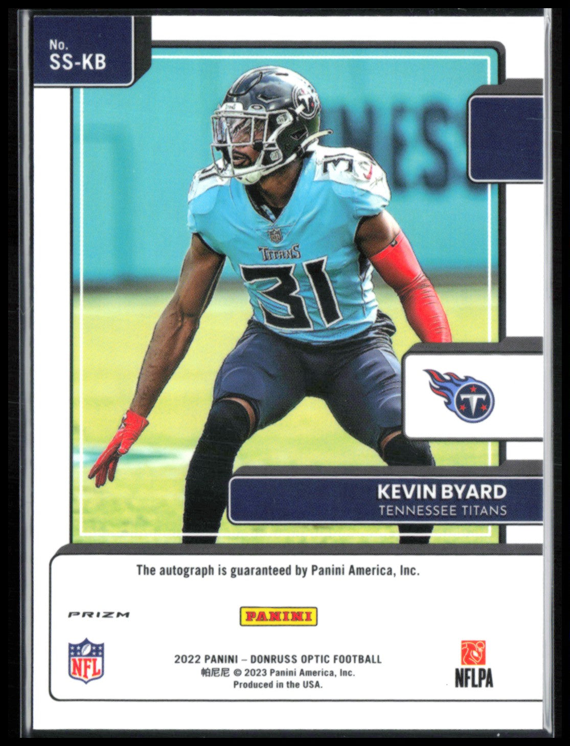 Kevin Byard Auto Signatures Series