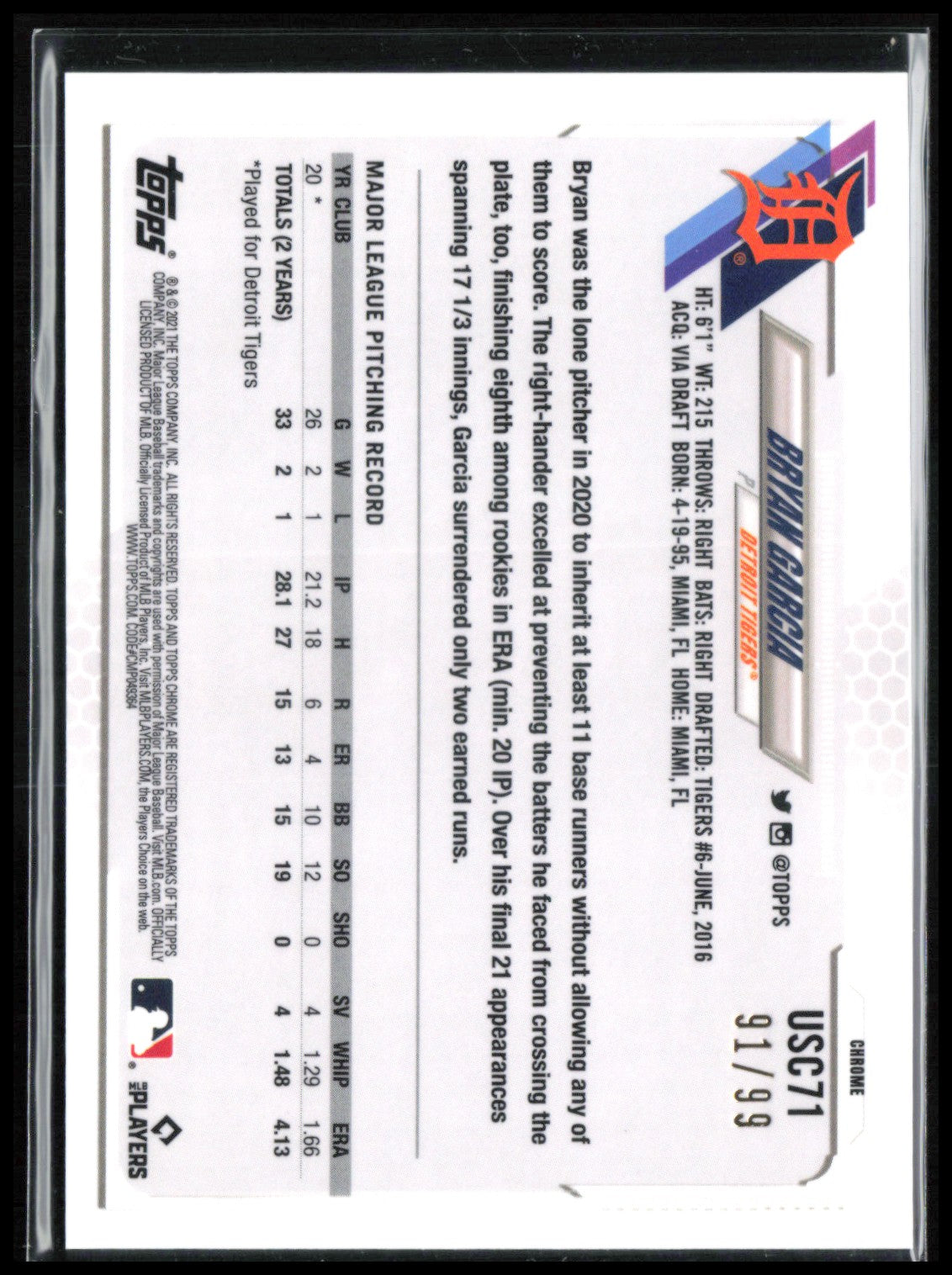 Bryan Garcia RC X-Fractor /99