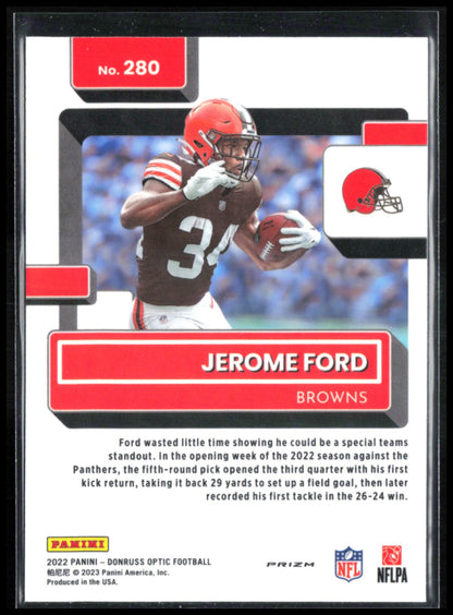 Jerome Ford RC Purple Shock