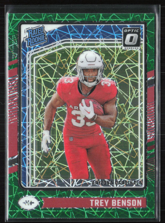 Trey Benson RC Green Velocity