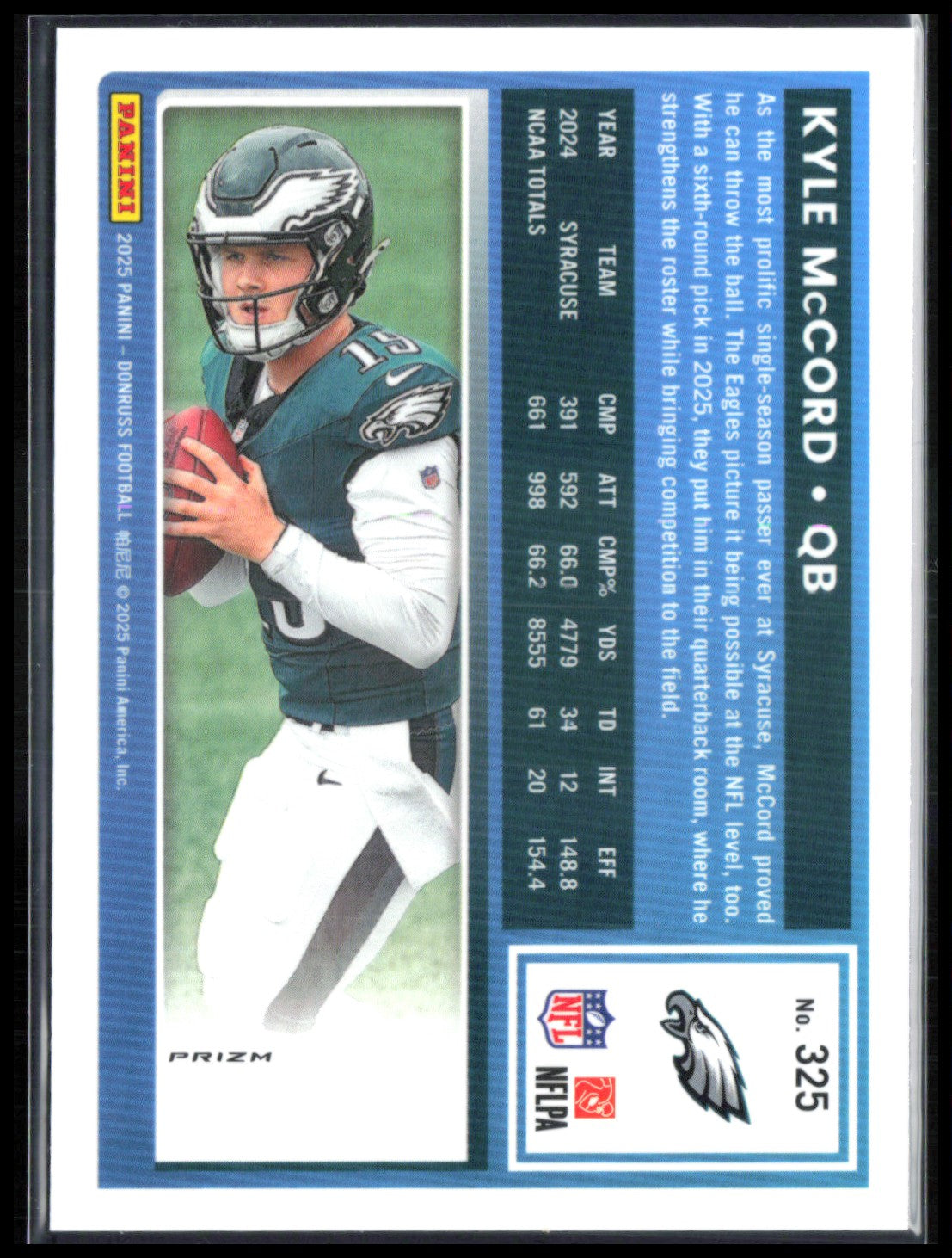 Kyle McCord RC Pink Holo