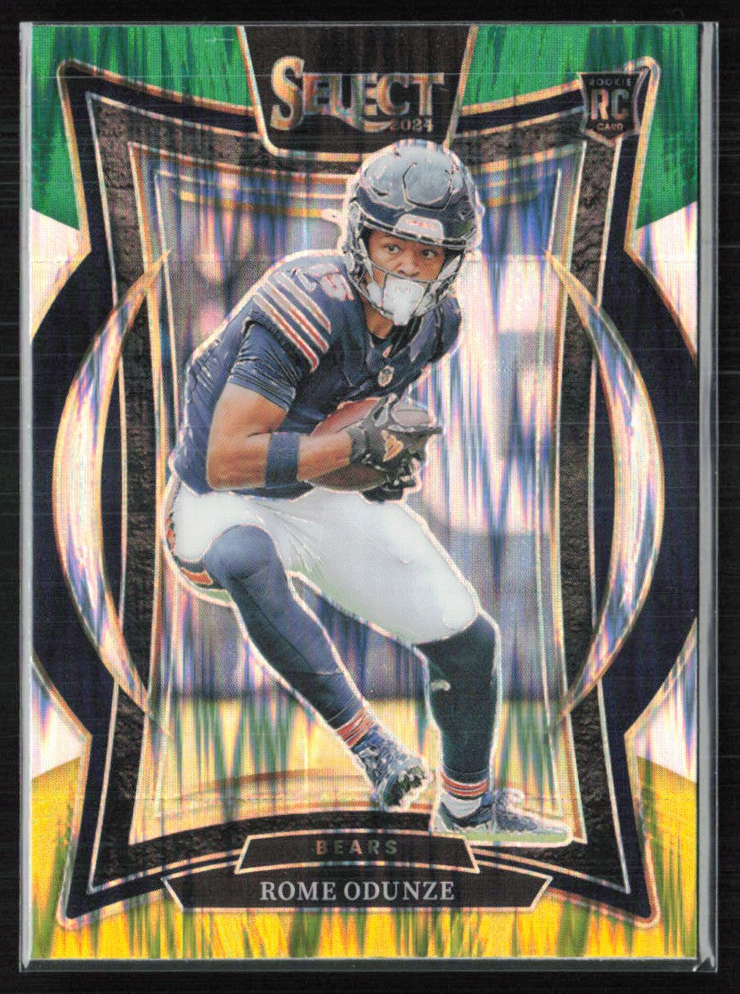 Rome Odunze RC Green Yellow Shock