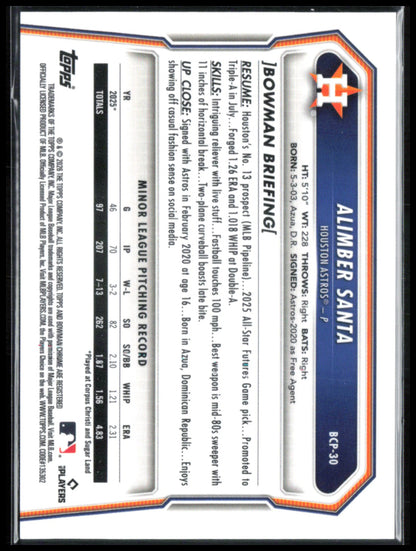 Alimber Santa 1st Bowman Reptilian Refractor