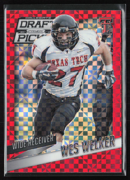 Wes Welker Red Plaid