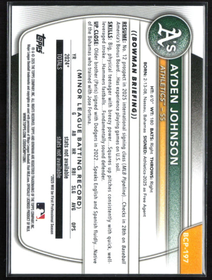 Ayden Johnson 1st Bowman