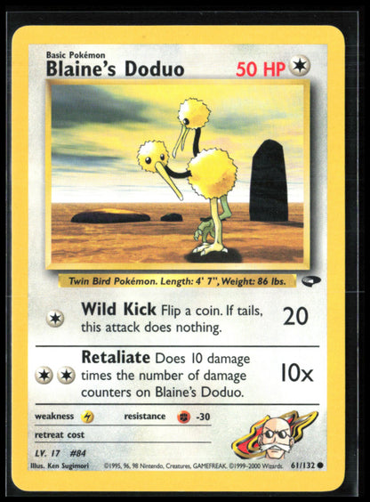 Blaine’s Doduo 2000 Gym Challenge