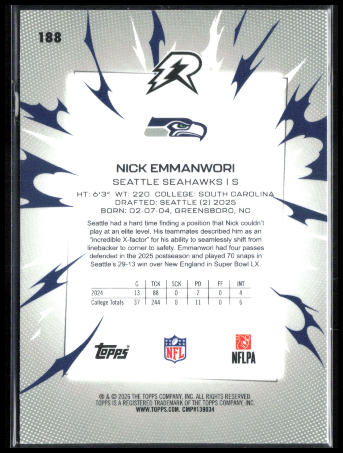 Nick Emmanwori RC