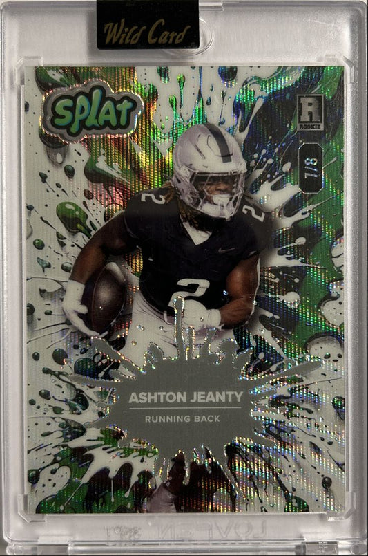 Ashton Jeanty RC /8 Splat Wild Card