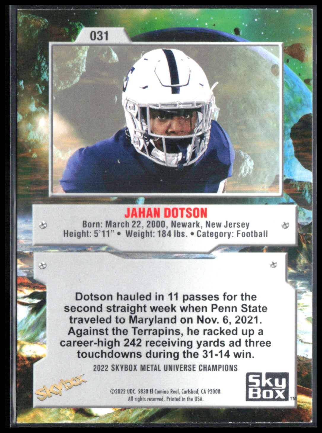 Jahan Dotson