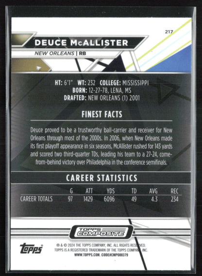 Deuce McAllister X-Fractor