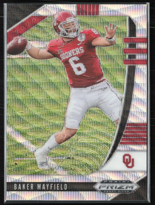 Baker Mayfield Silver Wave /299 2020 Prizm Draft