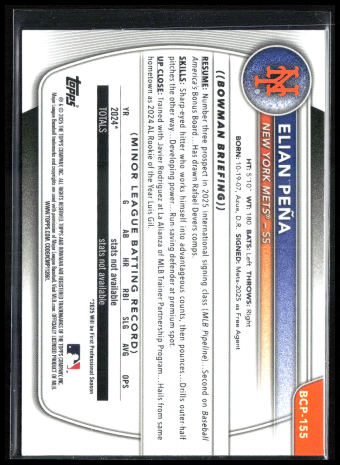Elian Pena 1st Bowman