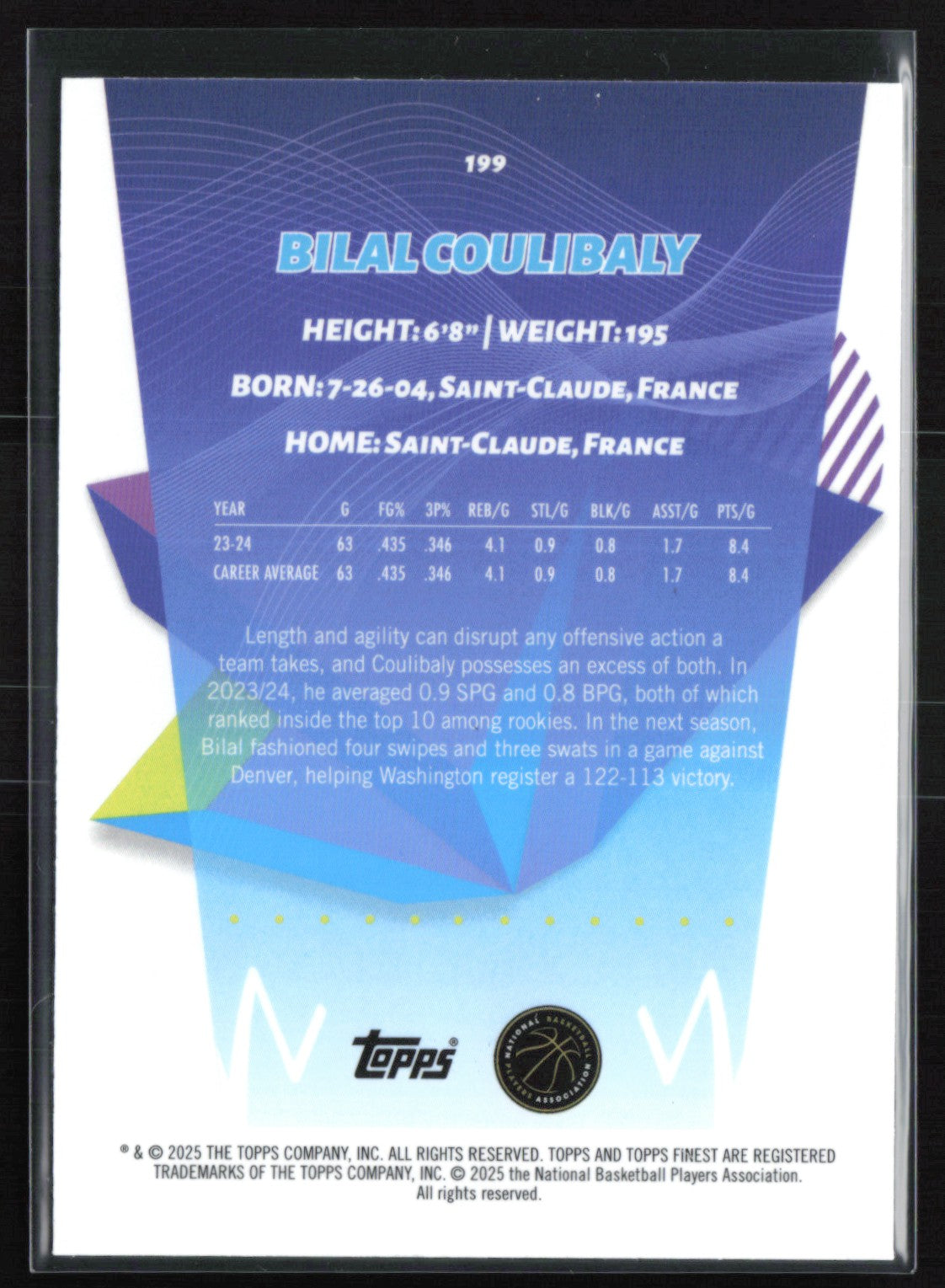 Bilal Coulibaly Purple /75