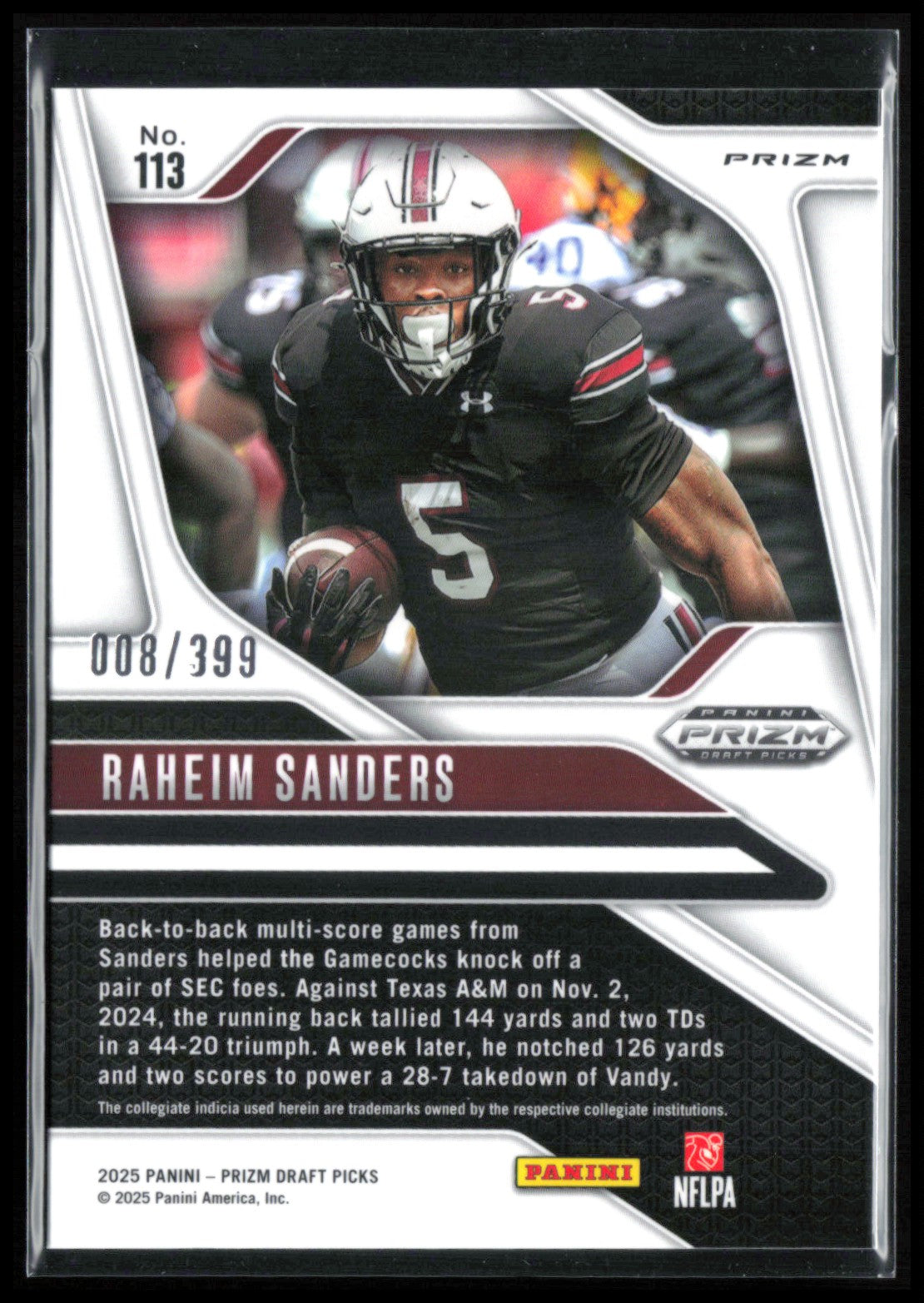 Raheim Sanders RC Red /399