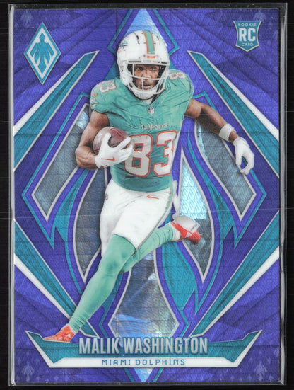 Malik Washington RC Purple Hyper