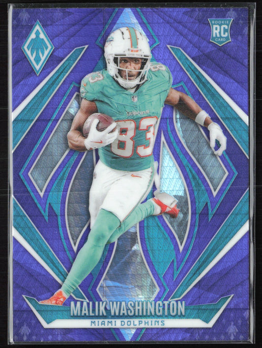 Malik Washington RC Purple Hyper