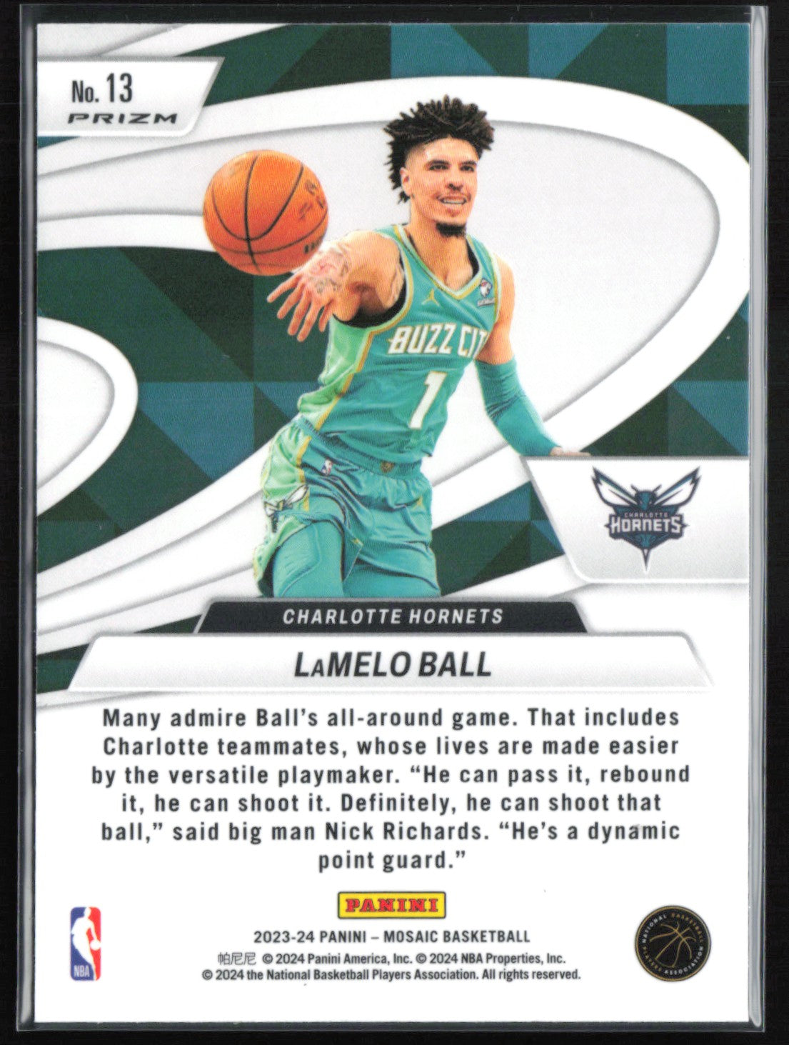 LaMelo Ball Green Mosaic