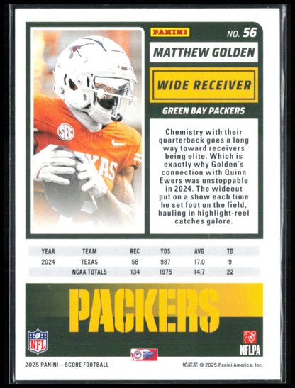 Matthew Golden RC