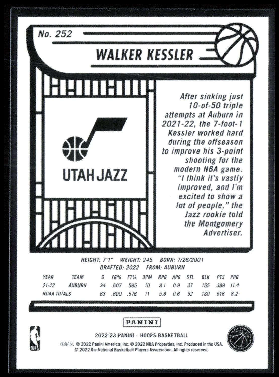 Walker Kessler RC