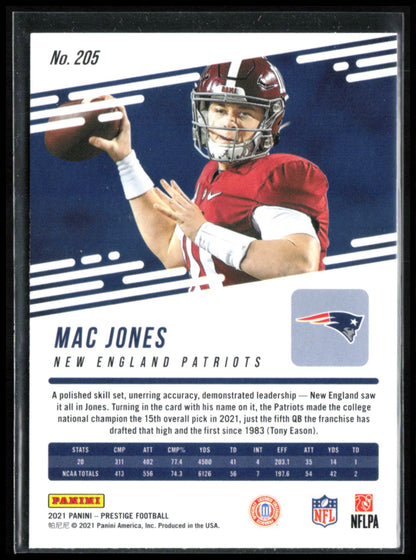 Mac Jones RC Red