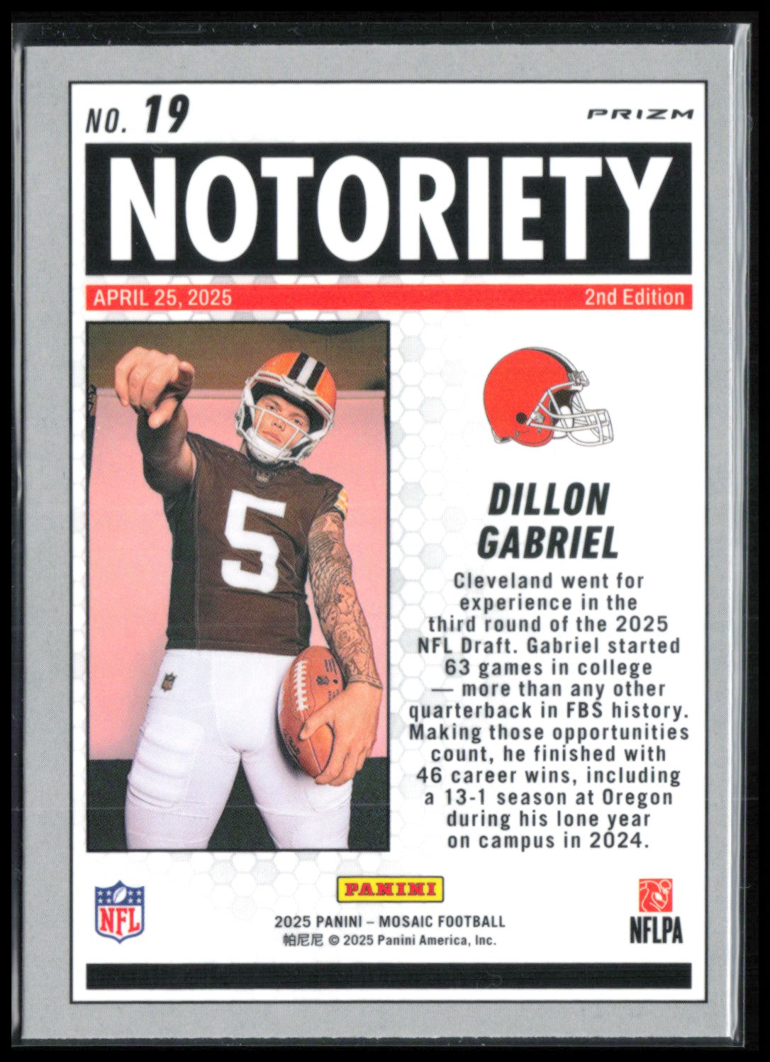 Dillon Gabriel RC Green