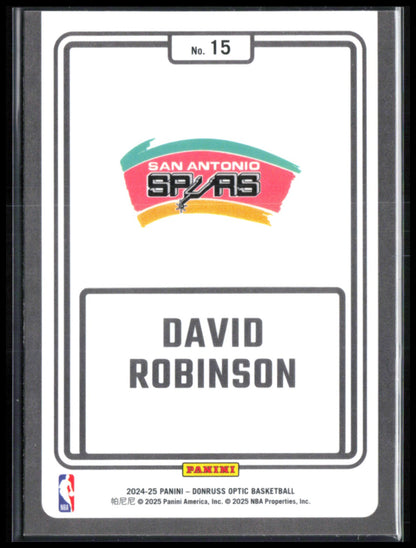 David Robinson Winner Stays