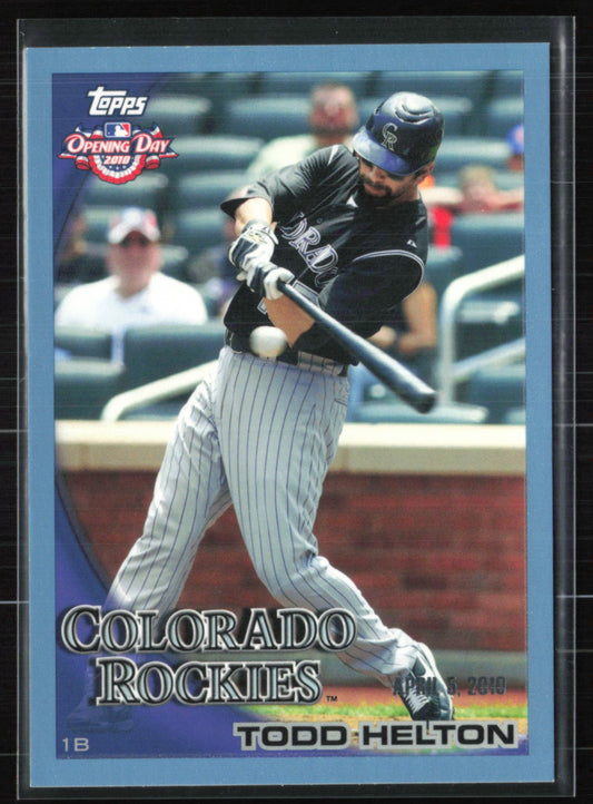 Todd Helton /2010 Opening Day Blue