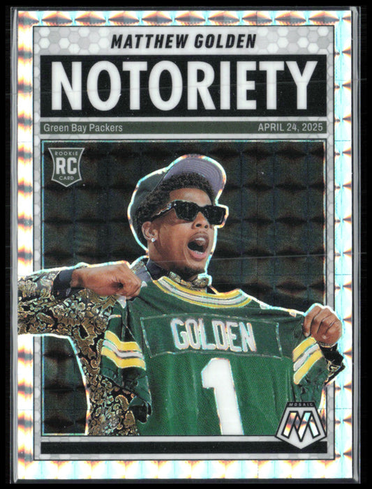 Matthew Golden RC Notoriety Mosaic Prizm
