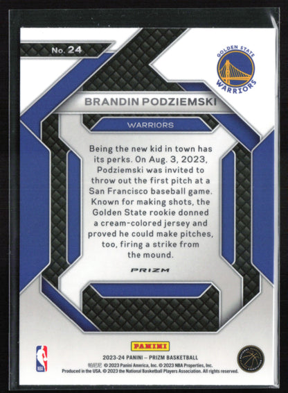 Brandin Podziemski RC Silver