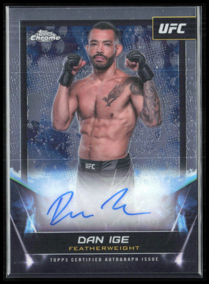 Dan Ige Auto 2024 Topps Chrome UFC