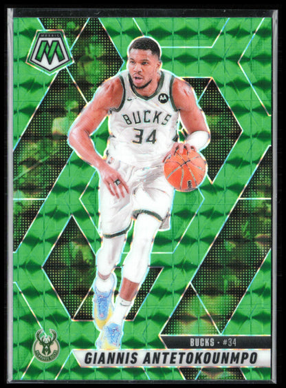 Giannis Antetokounmpo Green Mosaic