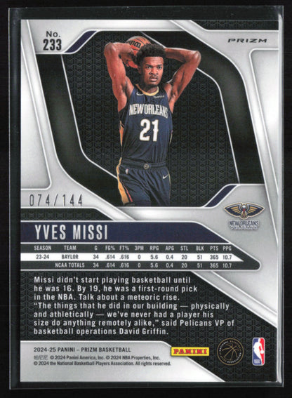 Yves Missi RC Blue Sparkle /144