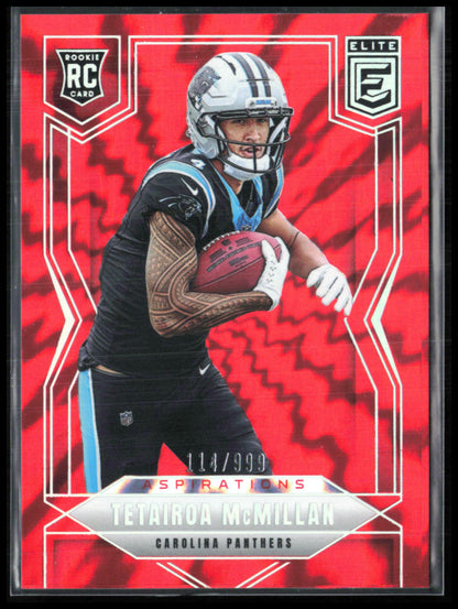 Tetairoa McMillan RC Red /999 Aspirations
