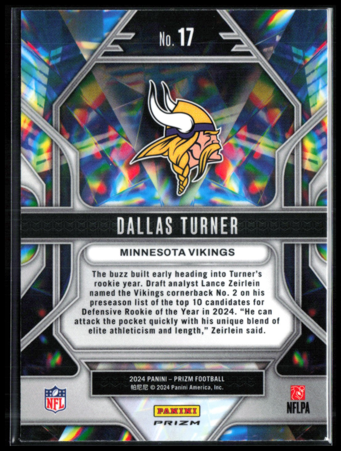 Dallas Turner RC Prizmatic Green Prizm
