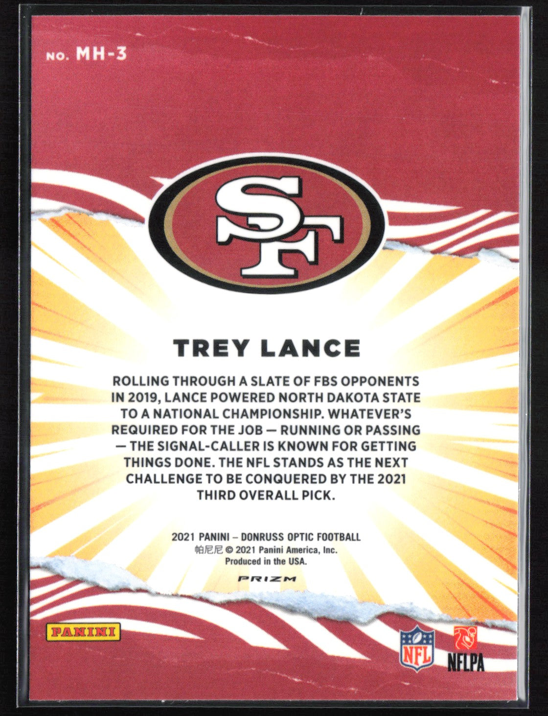 Trey Lance RC My House Holo