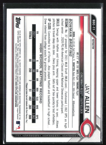 Jay Allen 1st Bowman Refractor