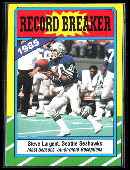Steve Largent 1986 Topps