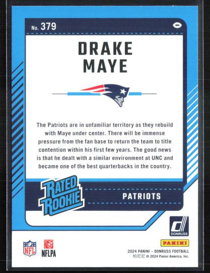 Drake Maye RC Rated Rookie