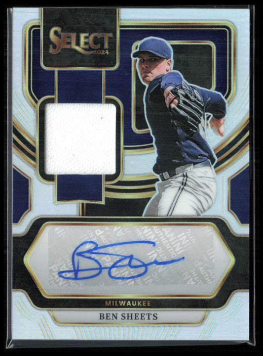 Ben Sheets Game-Worn Mem Auto /99 Silver
