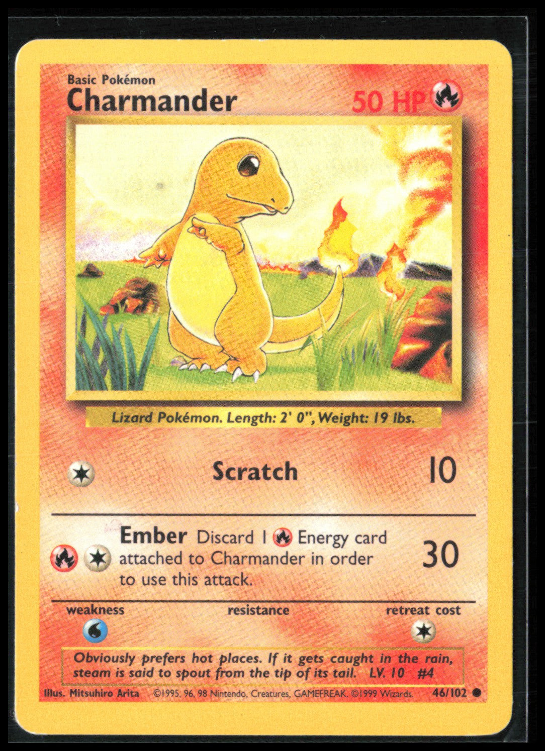 Charmander 1999 Classic Base Set